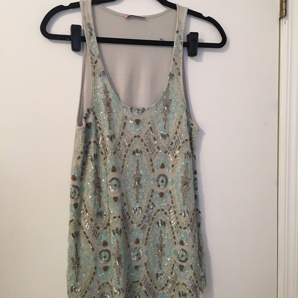 Calypso St Barth Beaded Tank top size M